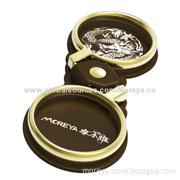 Mobile Phone Ring Holder and Stand for All Mobile Phones, Zinc Alloy Material, Double Finger RingsNew